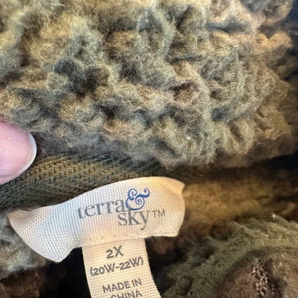 Terr & Sky Camouflage Fleece Pullover 2XL - Picture 4 of 6